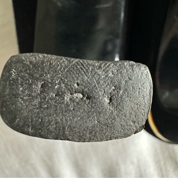 St. John Shoes Womens Size 10 Black Suede Mary Jane Pumps Block Heel Italy Party - Picture 10 of 14